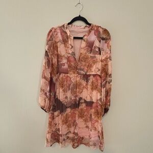 Traffic People mini floral dress | size small